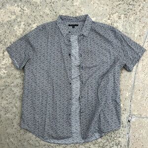 John Varvatos Shirt Short Sleeve Floral Button Up